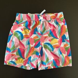 Ruggedbutts Tropical Adventure Colorful Kids Swim Shorts Trunks